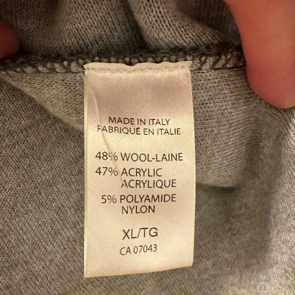 Wool Angled Open Sweater - Picture 2 of 4